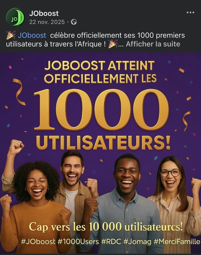 Les 1 000 premiers utilisateurs